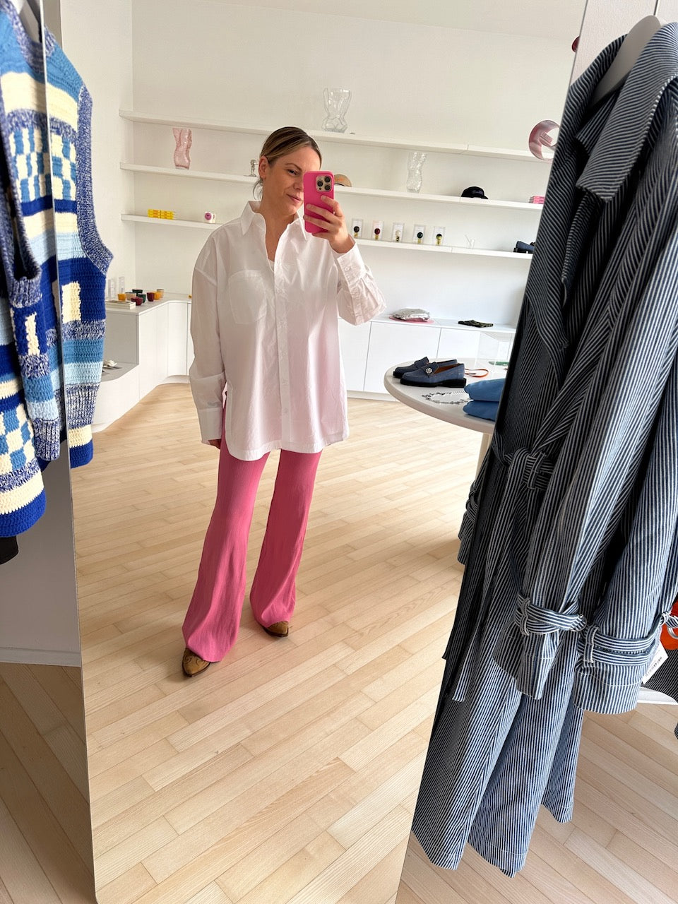 Soleima Knit Pants cashmere rose