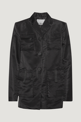 Nylon Pocket Blazer black