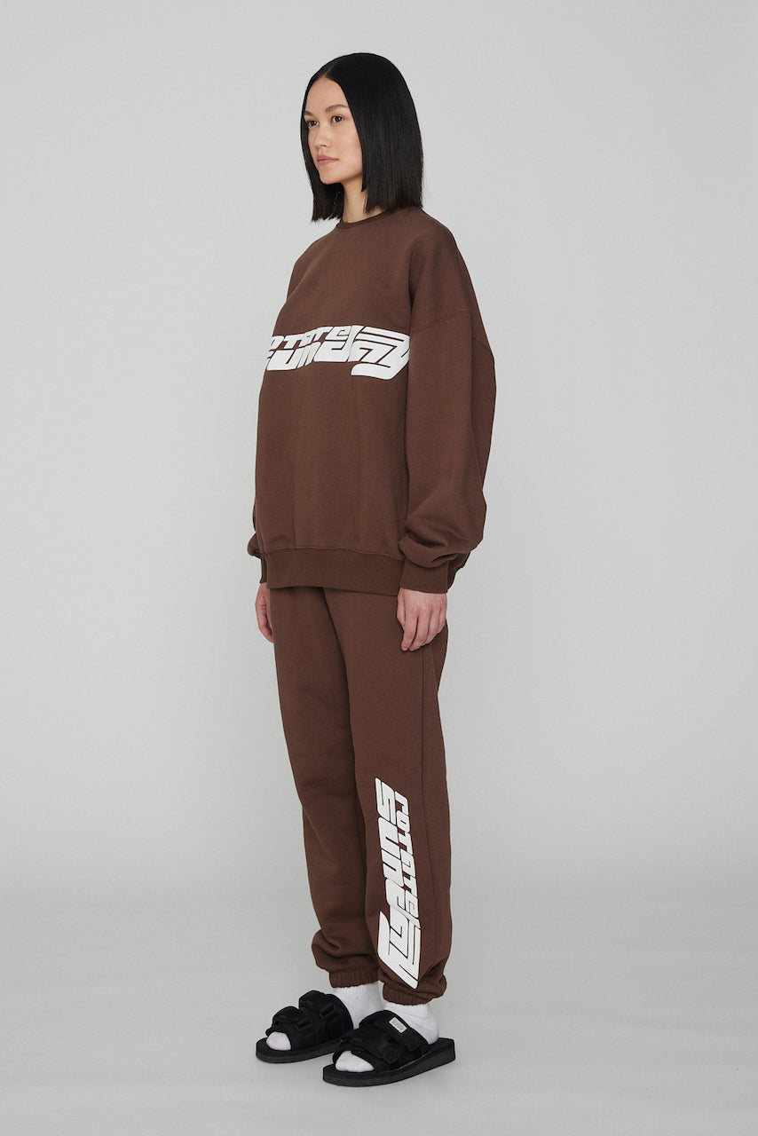 New Logo Sweatpants chestnut