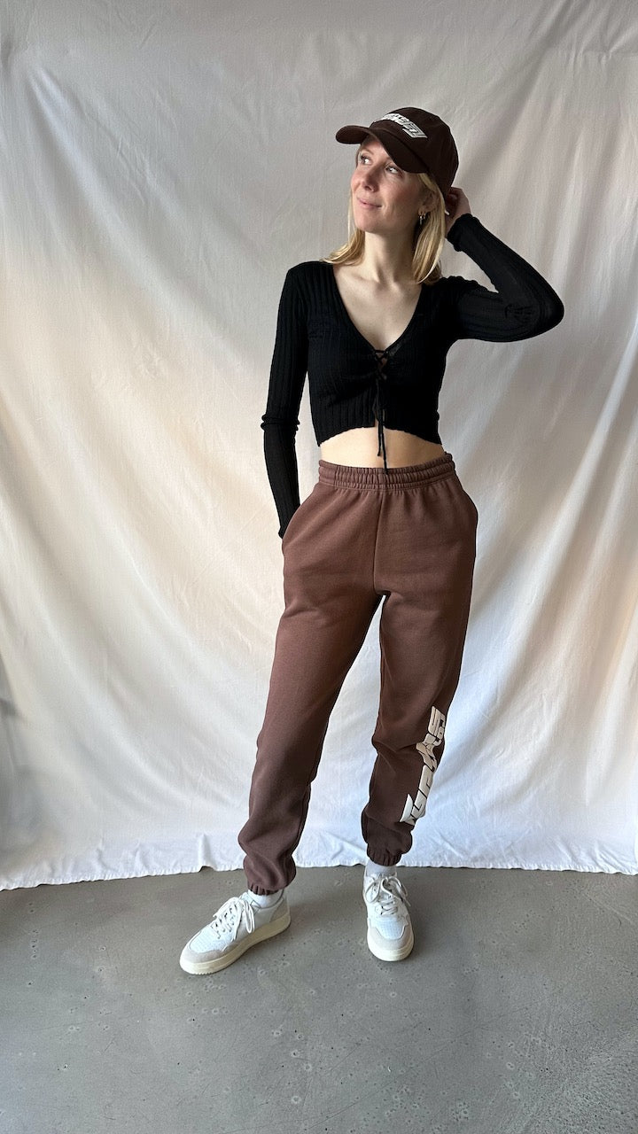 New Logo Sweatpants chestnut