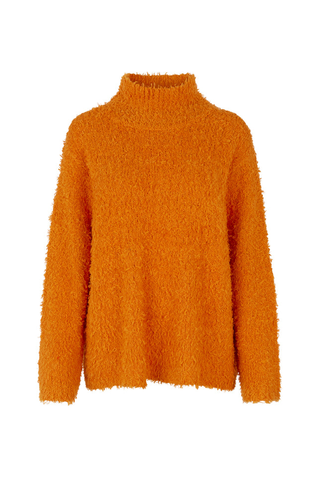 Kamila Turtleneck Pullover dark cheddar