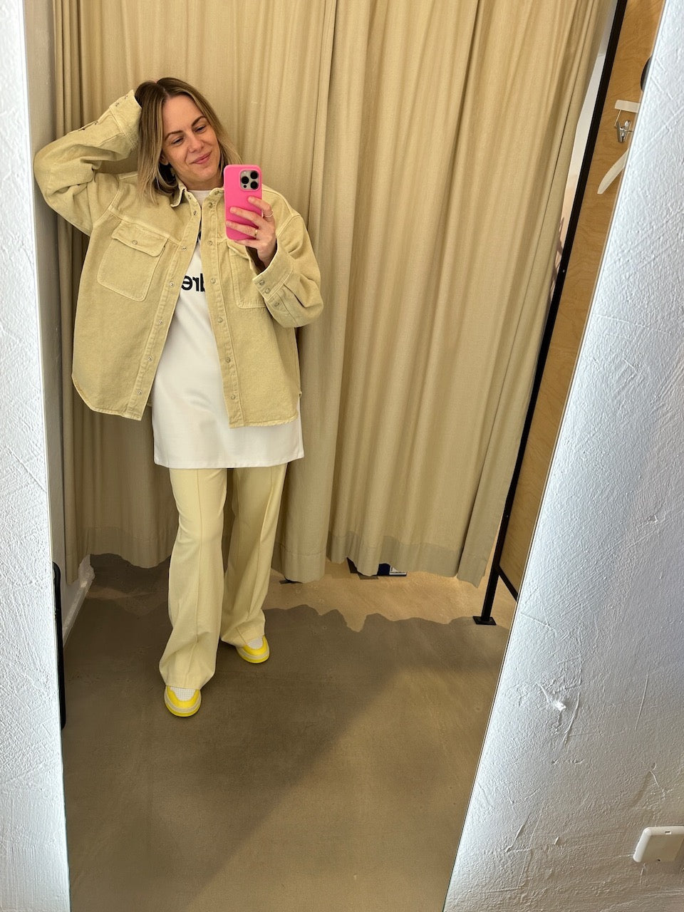 Susan Jeans sage green