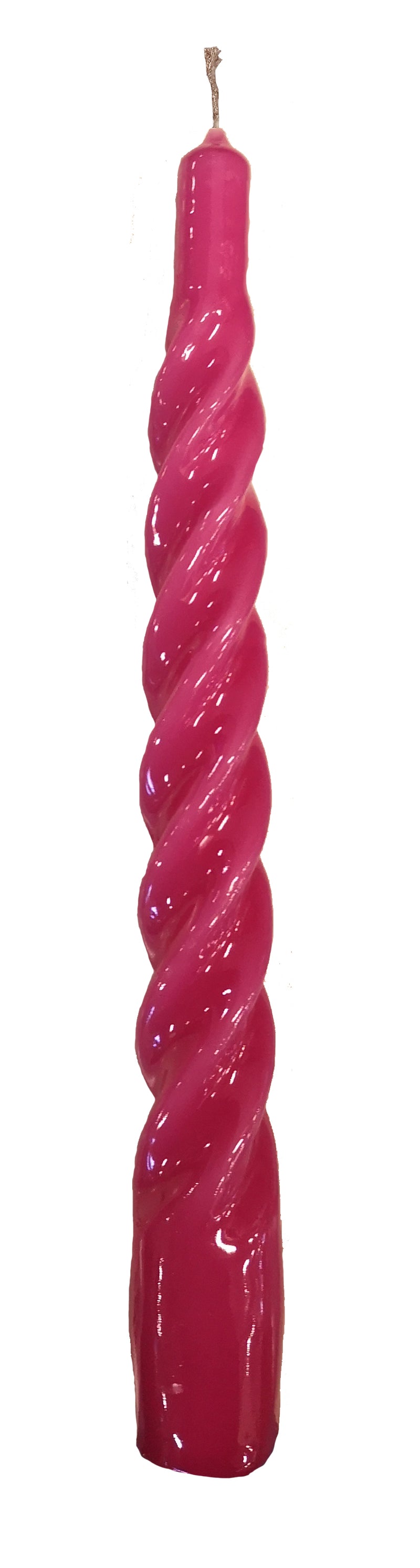 Twisted Candle raspberry