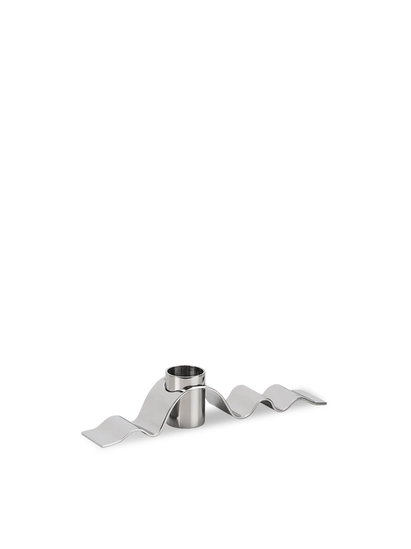 Icon Kerzenständer wave steel