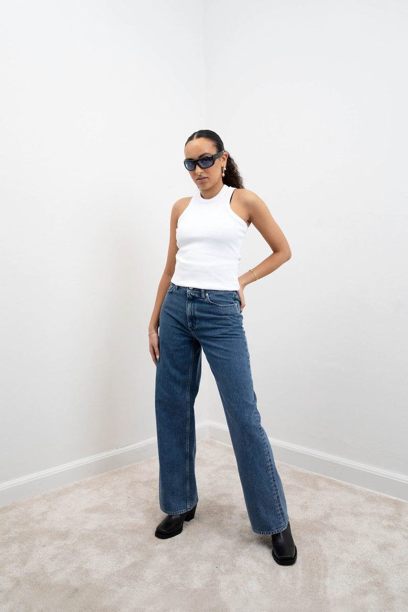 Kiri Jeans Medium Scrape Blue