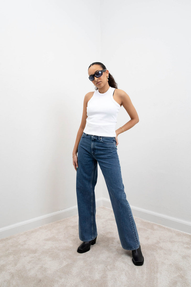 Kiri Jeans Medium Scrape Blue
